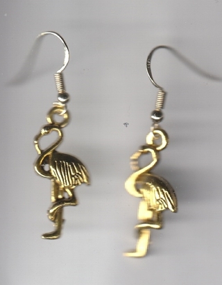 GP FLAMINGO EARRINGS (PLEASE READ DESCRIPTION