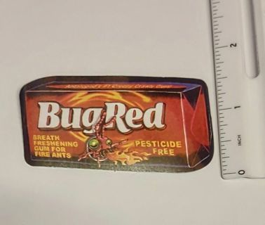 Bug Red Vinyl Decal Sticker - Laptop - Scrapbook - Crafts