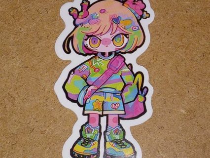 Girl Cute new 1⃣ vinyl sticker no refunds regular mail only Very nice quality