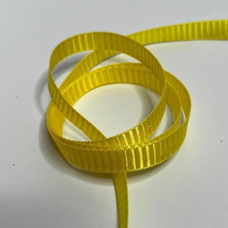 Yellow Textured 3/8” Wide Ribbon