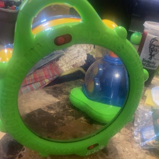 Baby toy drum with mirror please read 