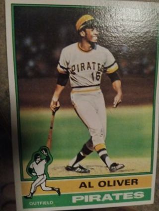 1976 TOPPS AL OLIVER PITTSBURGH PIRATES BASEBALL CARD# 620