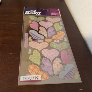 Sticko heart stickers 