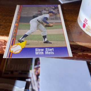 1991 pacific ryan express slow start with Mets nolan Ryan baseball card 