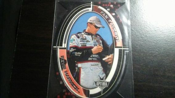 2002 NASCAR/PRESSPASS OPTIMA FAN FAVORITE DIE CUT KEVIN HARVICK RACING CARD# FF 9/27