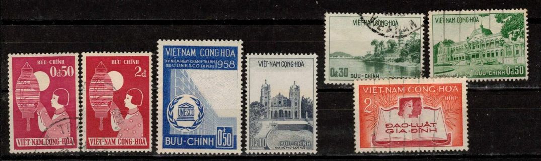 Viet Nam Stamps 1958-1960