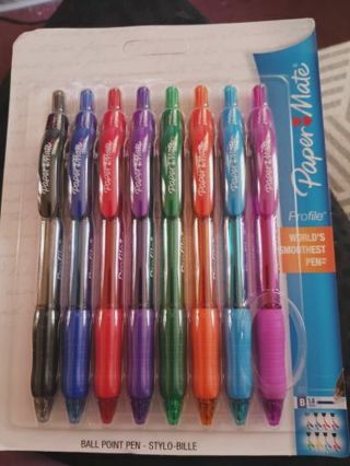 8 ball point pens