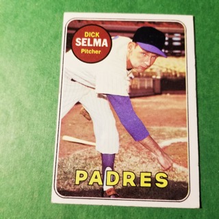 1969 - TOPPS BASEBALL CARD NO. 197 - DICK SELMA - PADRES