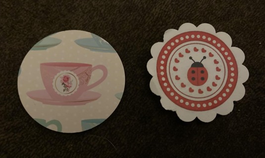 Teacup & Ladybug Magnets