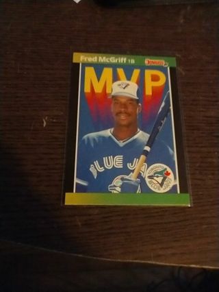 Fred McGriff Blue Jays Donruss 89