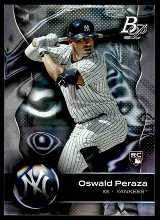 2023 BOWMAN PLATINUM Oswald Peraza #57 Baseball Rookie NY YANKEES RC