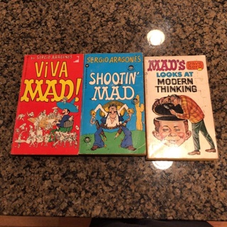 Three Vintage MAD Books