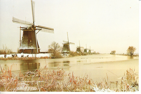 Vintage Postcard Holland