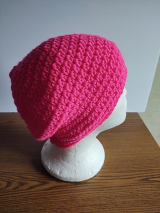 Hand Crocheted Slouch Hat 