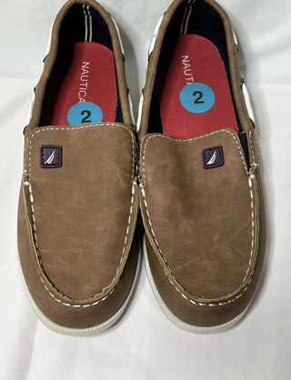 Brand New Nautica Boys Loafers Size 2