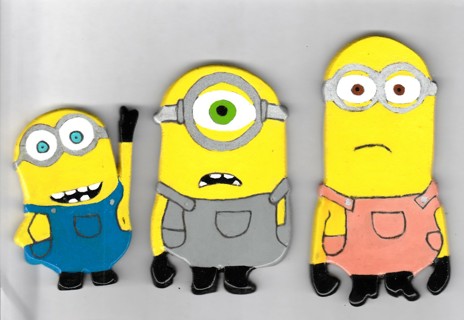 3pc Minion Magnets (PLEASE READ DESCRIPTION