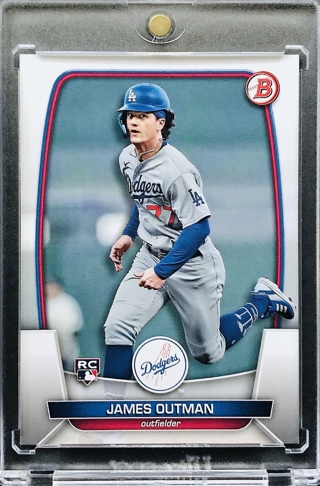 James Outman RC - 2023 Bowman #13 - Los Angeles Dodgers [AA073]