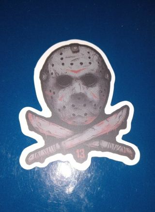 Jason Friday The 13th Horror Movie Reusable Waterproof Fade proof Sticker Decal