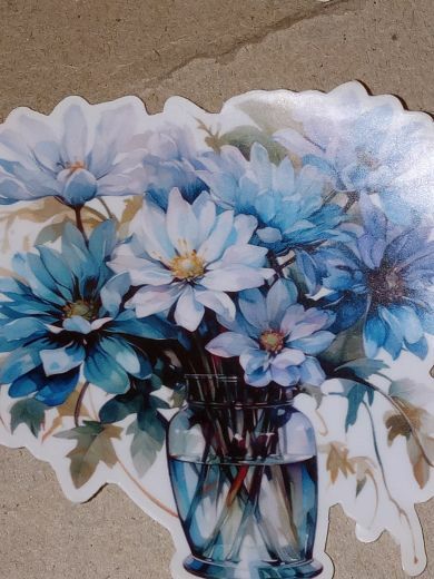 FREE: Pretty new one big thin vinyl laptop sticker no refunds regular mail only