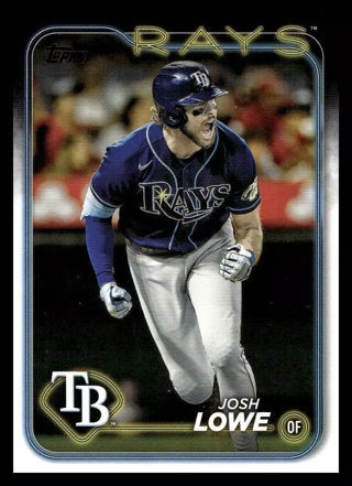 2024 Topps Series 1 Josh Lowe #253 Tampa Bay Rays