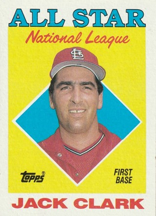 1988 Topps Jack Clark St. Louis Cardinals #397