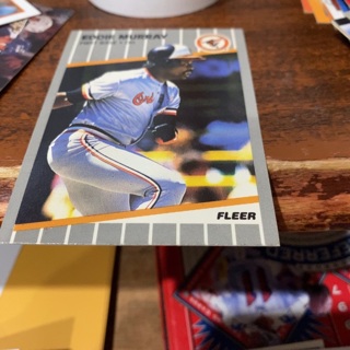 1989 fleer Eddie Murray baseball card 