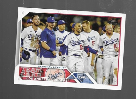 2023 TOPPS DODGERS TEAM CARD #219