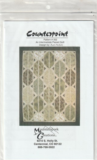 NIP Sewing Pattern and Directions: Counterpoint