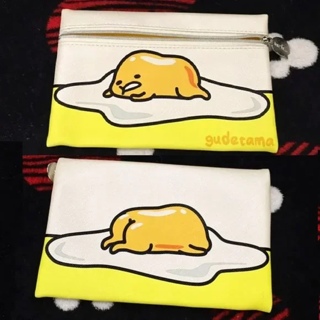 Ipsy x Sanrio Gudetama Lazy Egg Makeup Bag zip up