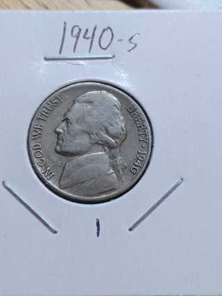 1940-S Jefferson Nickel! 22.1