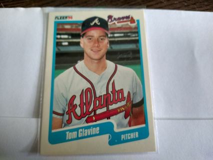 Tom Glavine 1990 Fleer