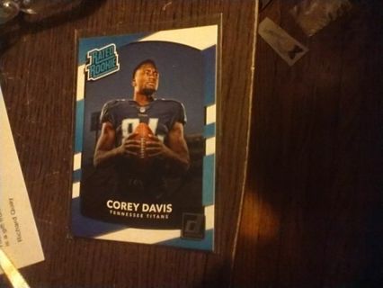 Corey Davis Donruss Rated Rookie