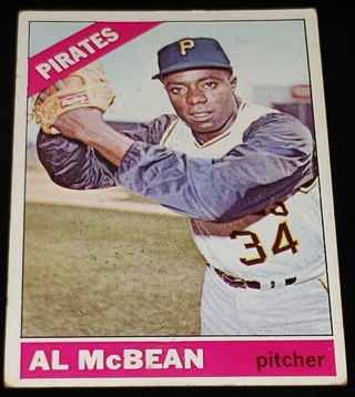 1966 ⚾ Topps Baseball Card #353 Al McBean ⚾ Pittsburgh Pirates