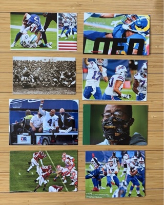 Clearance - 8 Football Themed Envelopes 