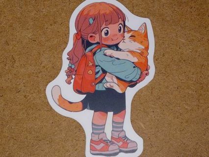 Anime Cute one new vinyl sticker no refunds regular mail only Very nice