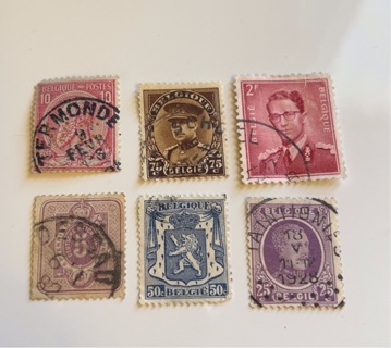 Belgium Stamp Lot 