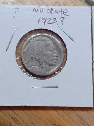 No Date Buffalo Nickel Possibly 1923 29