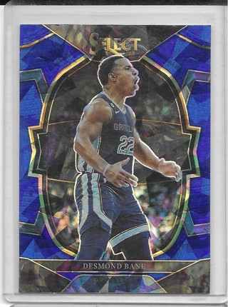 Desmond Bane 2022-23 Select Prizm Blue Cracked Ice #63