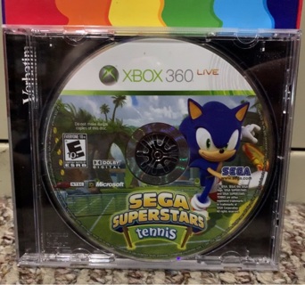 Sega Superstars Tennis (Xbox 360, 2008) Game Only. Tested.