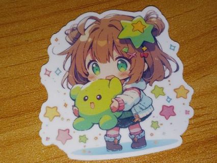 Kawaii Cute one vinyl sticker no refunds regular mail Very nice win 2 or more get bonus