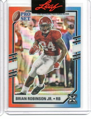 2022 Leaf Brian Robinson Jr. 1/1 Unsigned Proof