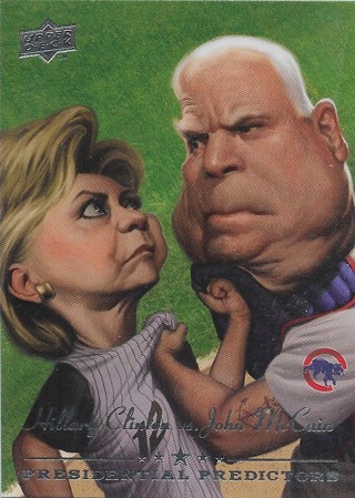 2008 Upper Deck Presidential Running Mate Predictors #PP10A John McCain/Hillary Clinton