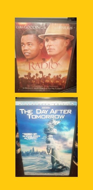 the day after tomorrow and radio 2 dvd movies