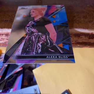  2021 topps finest wwe raw Alexa bliss wrestling card 