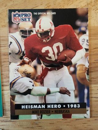 91 Pro Set Mike Rozier #43