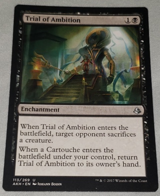 MTG ✨ Trial of Ambition - (U) 113/269 Amonkhet (AKH) ✨ Magic the Gathering (2017)