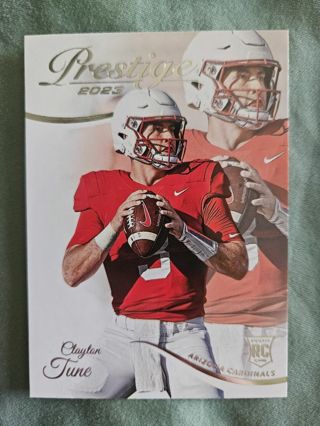 2023 Panini Prestige Rookie Clayton Tune