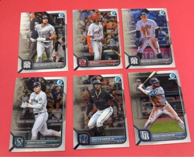 2022 Bowman Chrome baseball lot