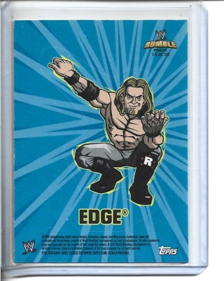 2010 Topps WWF/WWE Edge Sticker 