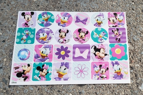 DISNEY MINNIE MOUSE AND DAISY DUCK STICKERS 2 SHEETS